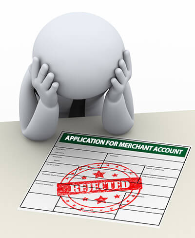 Merchant account rejected