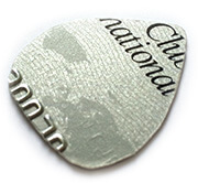 Guitar pick made of credit card guitar pick made of credit card