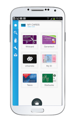 Mobile wallet screen on Android phone mobile wallet screen on Android phone