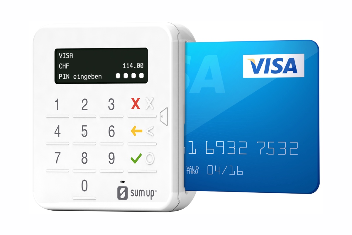 SumUp offers the first mobile POS system in Switzerland