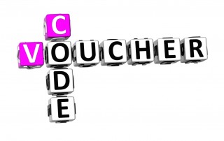 voucher code letter blocks