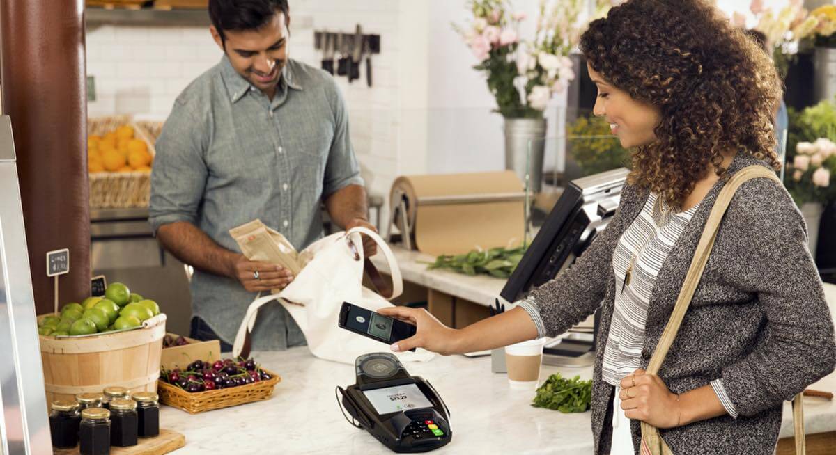 Android Pay transaction via card terminal
