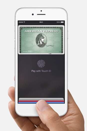 Apple Pay default screen Apple Pay home screen
