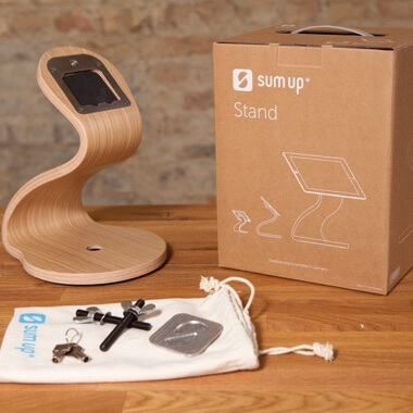 SumUp Stand box with contents