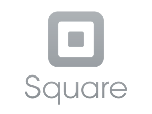 Square logo in grey