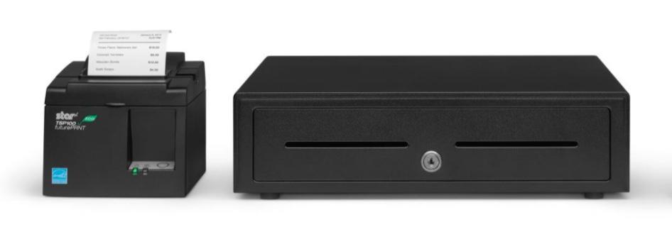 Star Micronics TSP143 receipt printer and cash drawer Star Micronics TSP143 receipt printer and cash drawer