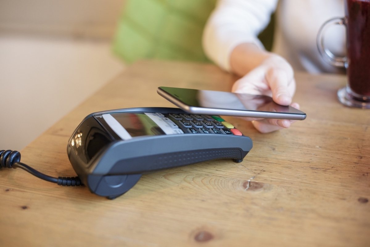 NFC phone payment using fingerprint technology
