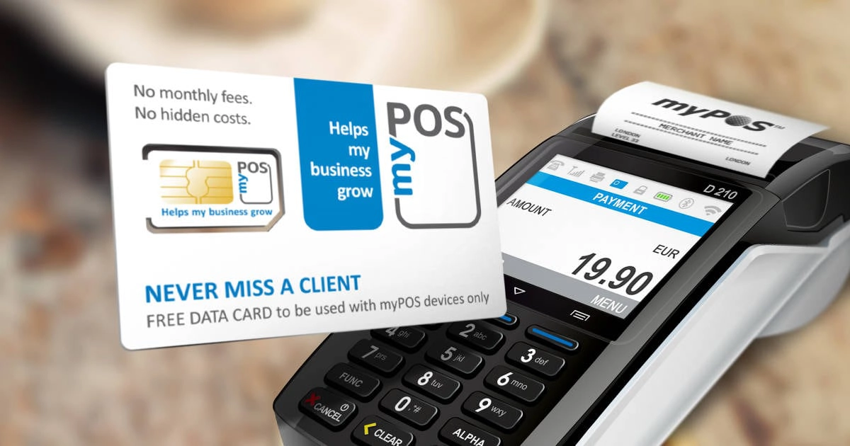 myPOS Combo with included data card myPOS Combo with included data card
