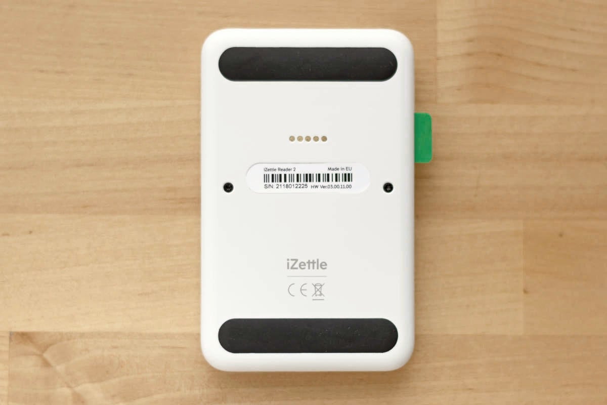 iZettle Reader 2 – backside iZettle Reader 2 backside