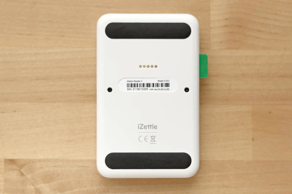 iZettle Reader 2 – backside iZettle Reader 2 backside