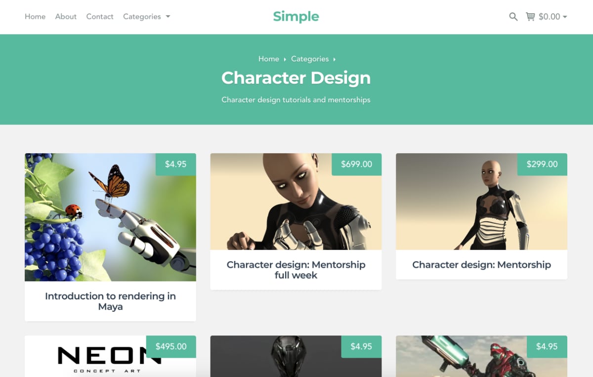 iZettle E-commerce – theme example iZettle E-commerce - theme example