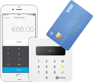 SumUp Air with smartphone