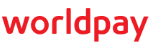 Worldpay logo Worldpay logo red text