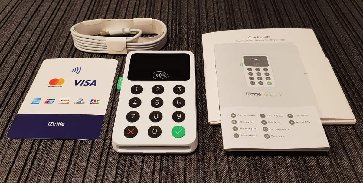 iZettle review – box contents iZettle review