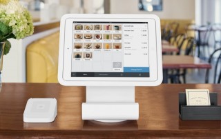 Square Point of Sale with Square Stand and card reader