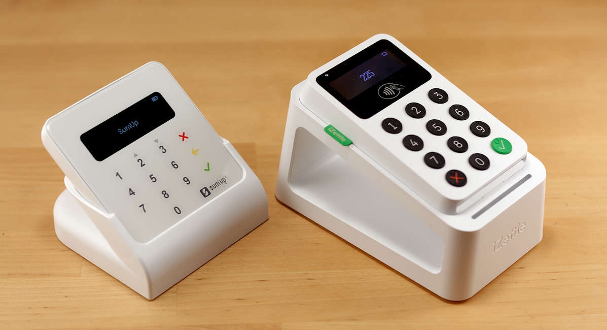 SumUp vs iZettle on docks SumUp vs iZettle