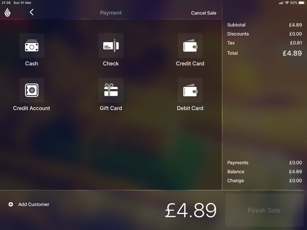Lightspeed Retail payment options Lightspeed Retail payment options