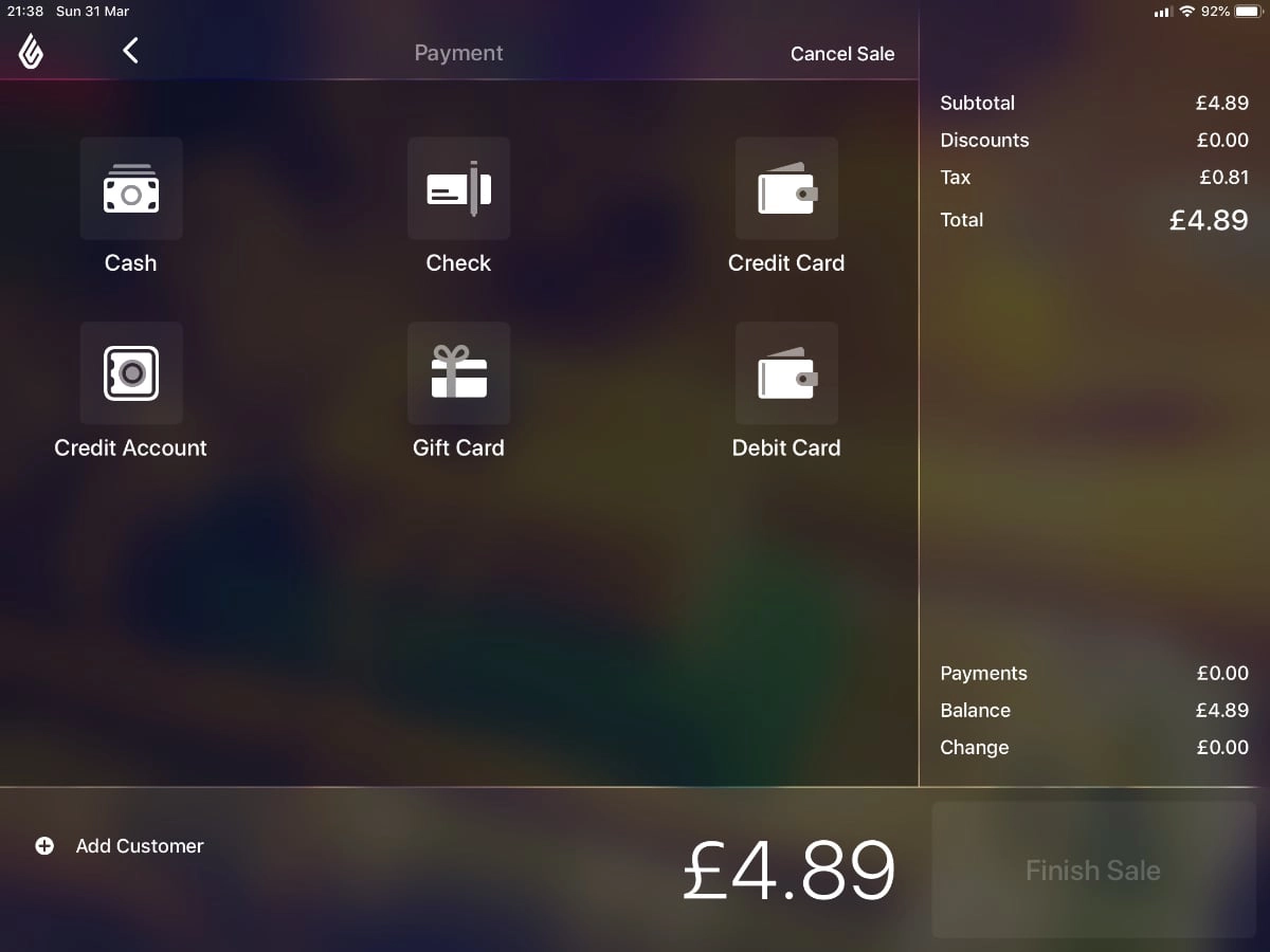 Lightspeed Retail payment options Lightspeed Retail payment options