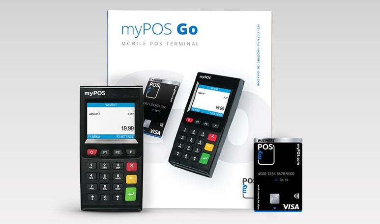 myPOS Go box contents myPOS Go box contents