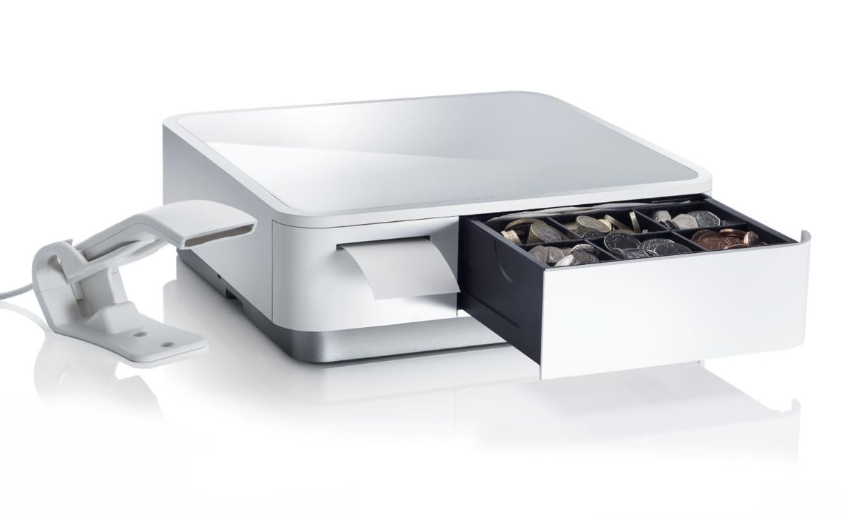 Star mPOP cash drawer and receipt printer with barcode scanner mPOP cash drawer and printer