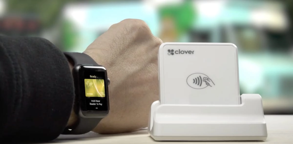 Clover Go processing Apple Watch payment Clover Go processing Apple Watch payment