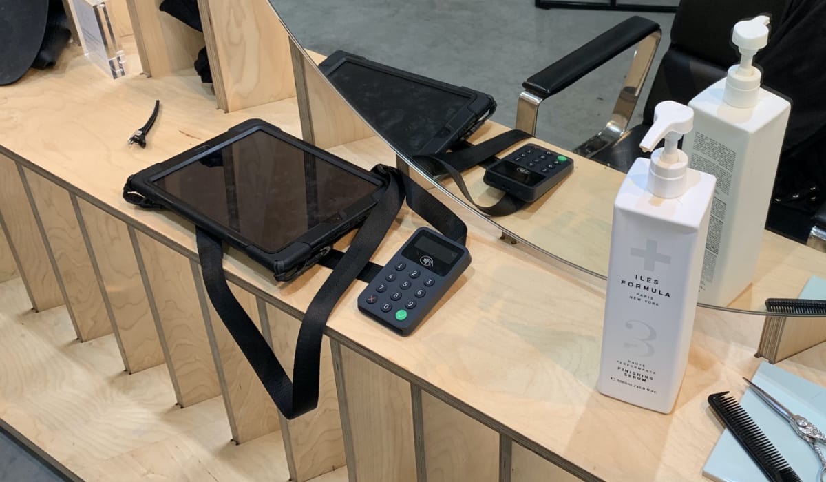 iZettle Reader pop-up stylist