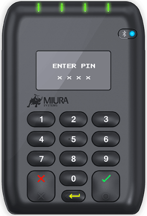 Miura M010 card reader