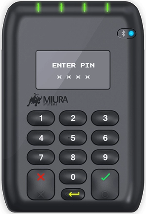 Miura M010 card reader