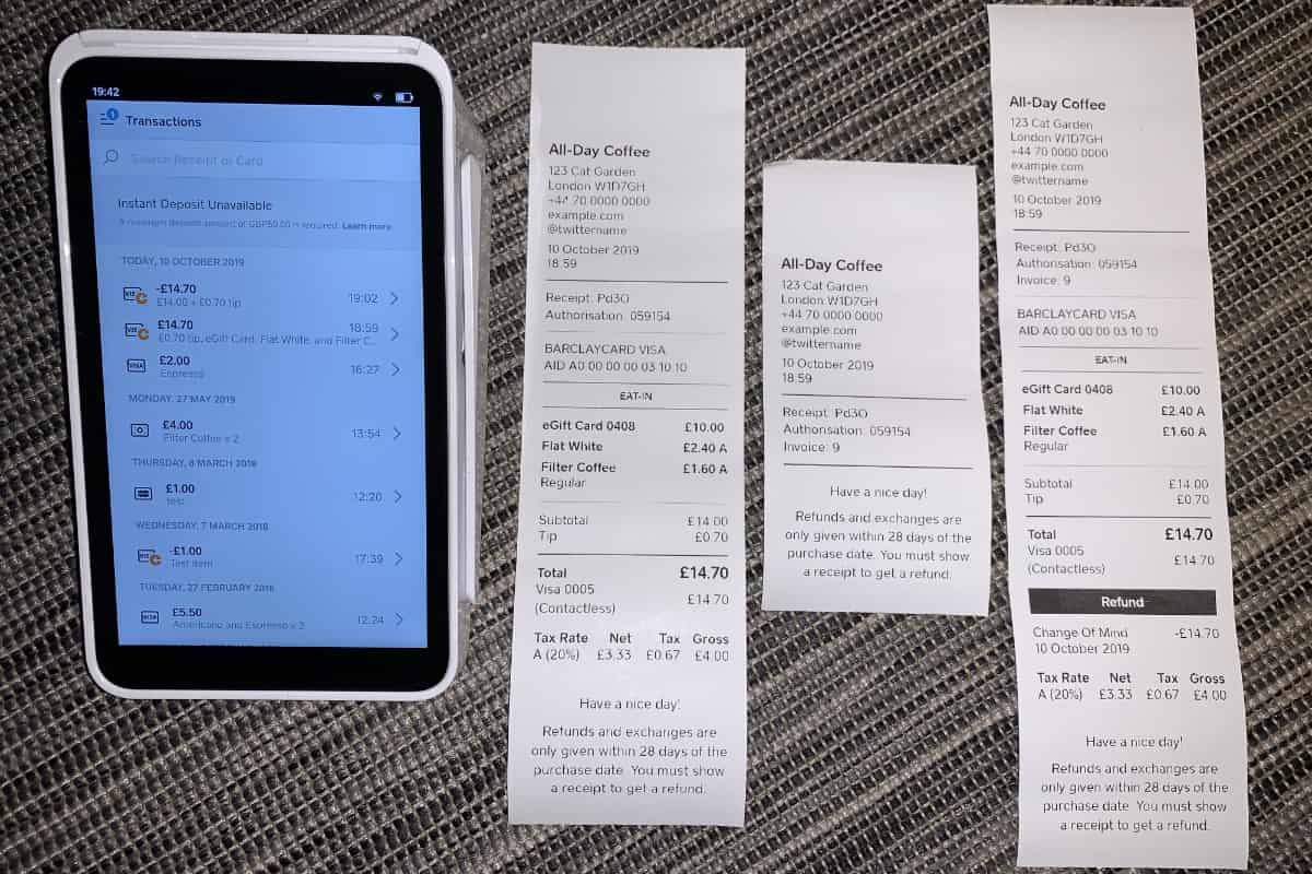 Square Terminal paper receipts Square Terminal paper receipts