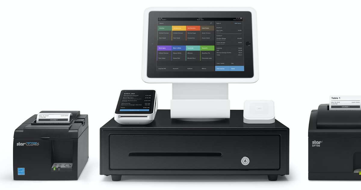 Square for Restaurants with Square Terminal, Reader and other POS hardware