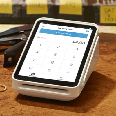 Square Terminal manual transaction screen