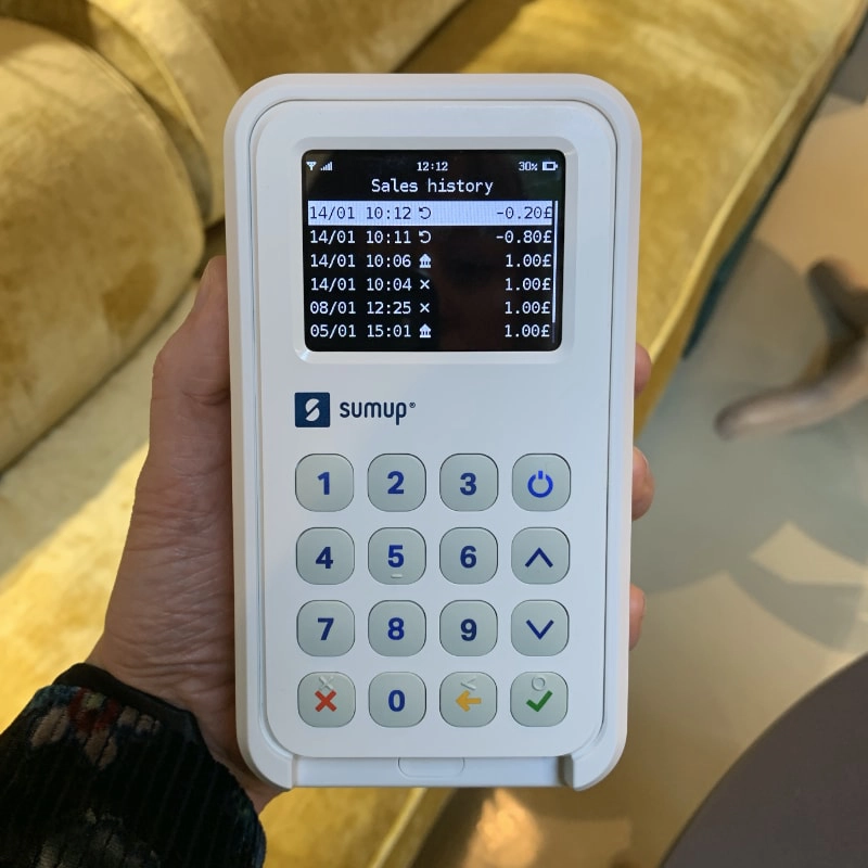 SumUp 3G Printer sales history