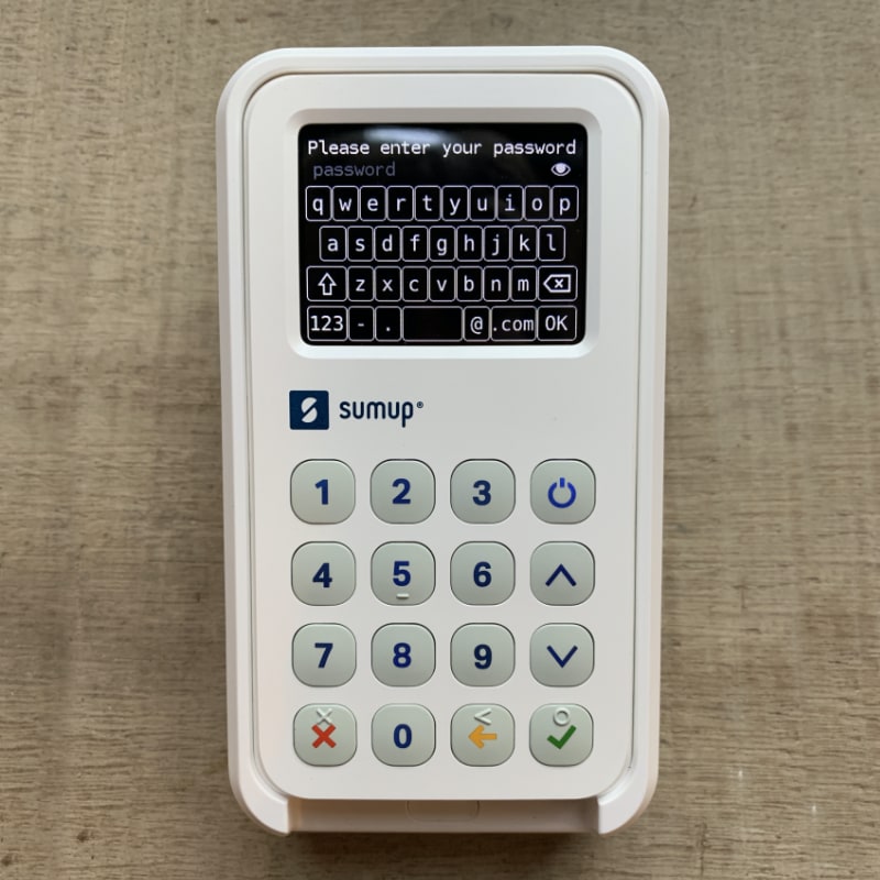 SumUp 3G terminal password login SumUp 3G terminal password login