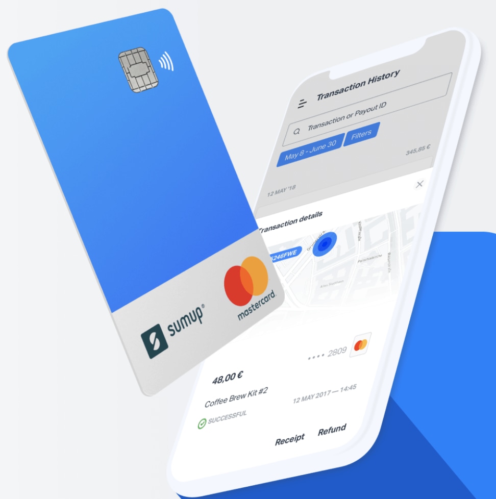 SumUp Card with smartphone SumUp Card with smartphone