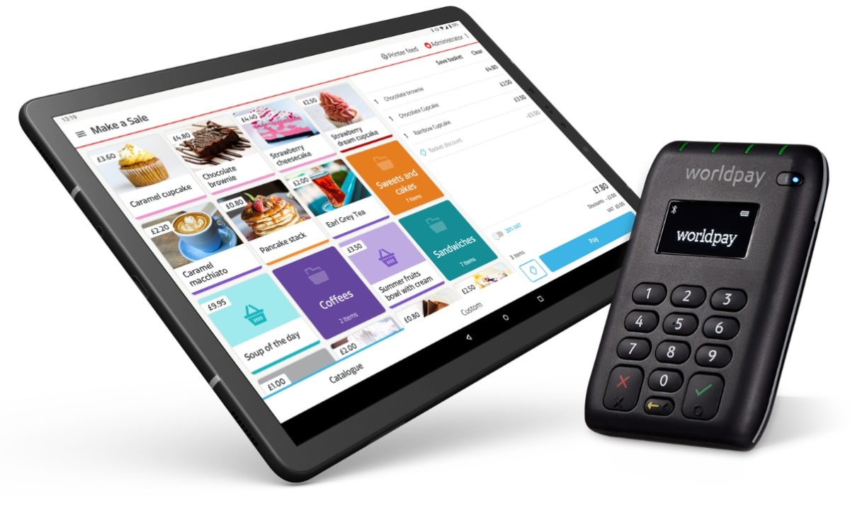 Worldpay Reader with POS app