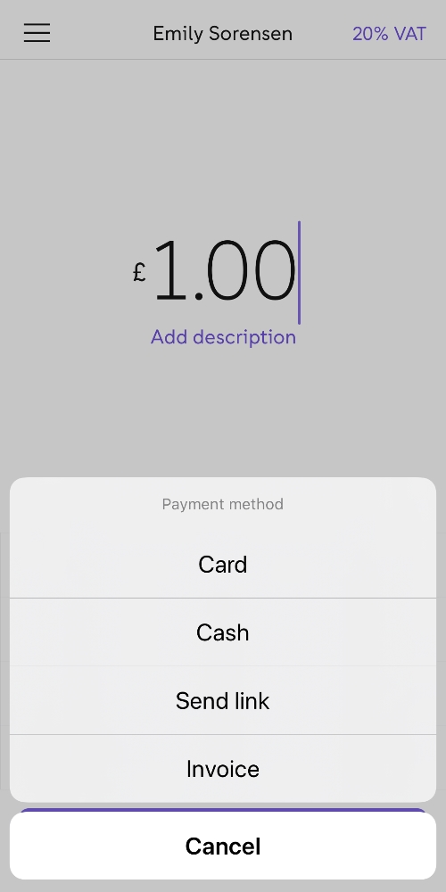 iZettle Go payment methods iZettle Go payment methods