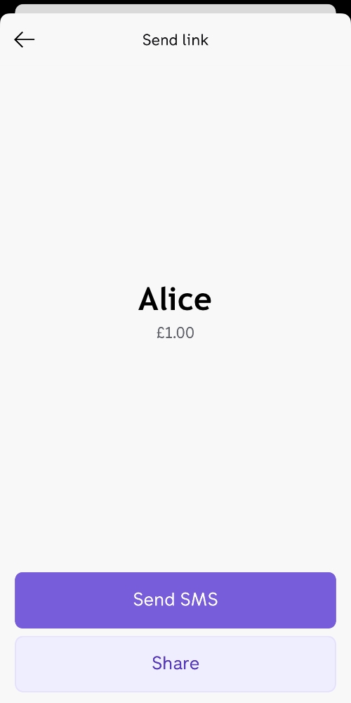 iZettle pay by link – SMS or Share iZettle Payment Link SMS vs share