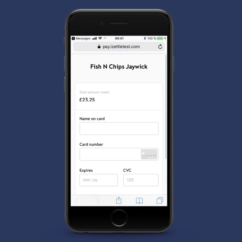 iZettle payment link via SMS iZettle payment link via SMS