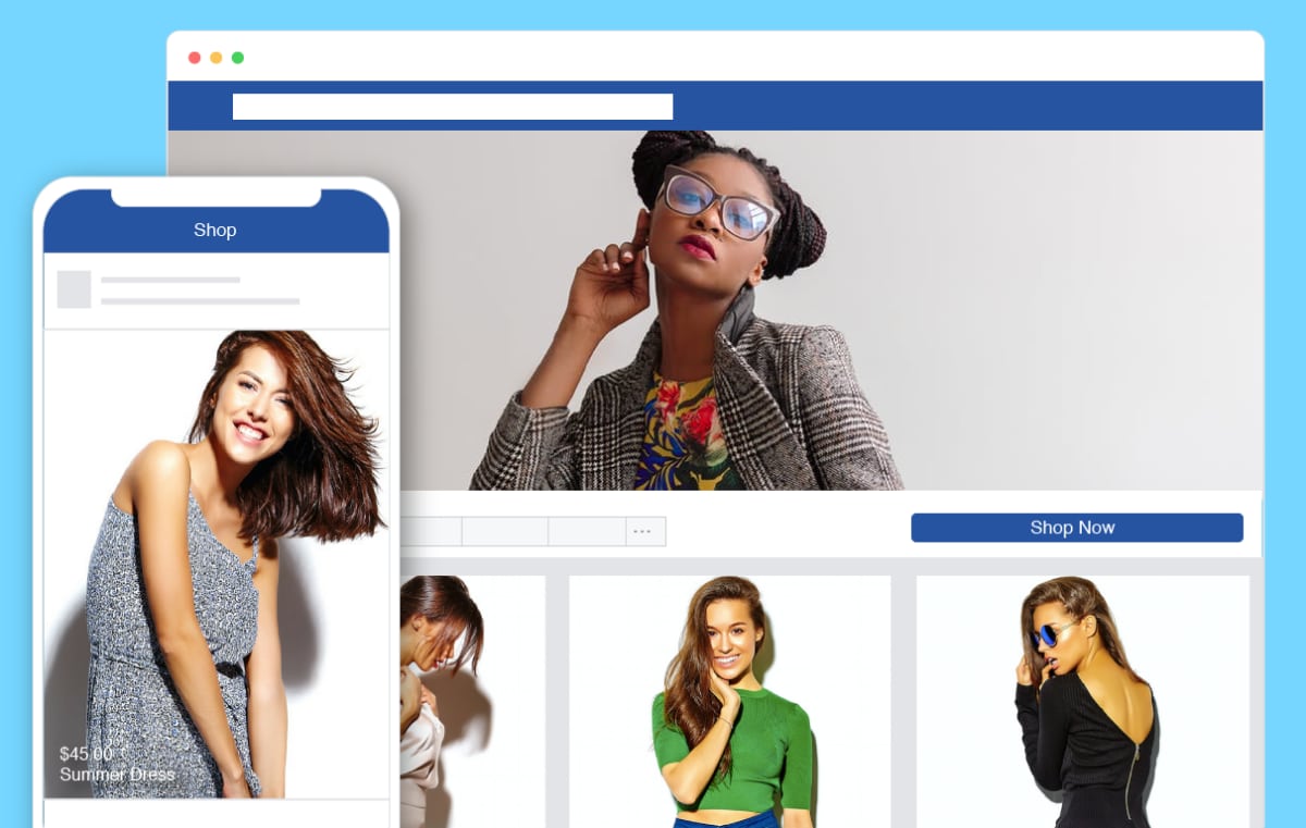 Facebook Business Page shop features Facebook for Business Shop page