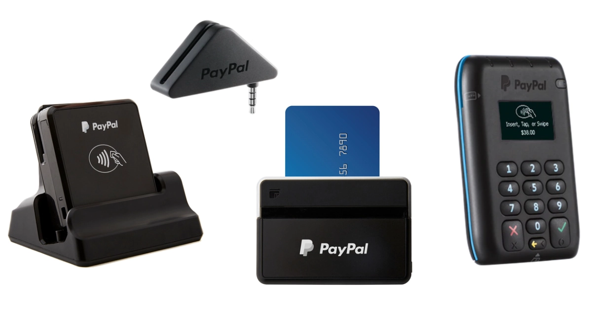 PayPal credit card reader-models