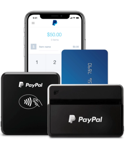 PayPal Here readers and app PayPal card readers