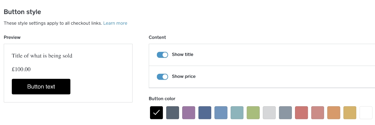 Square Online Checkout button edit Square Online Checkout button edit