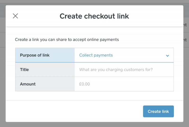 Payment link. Square payment.