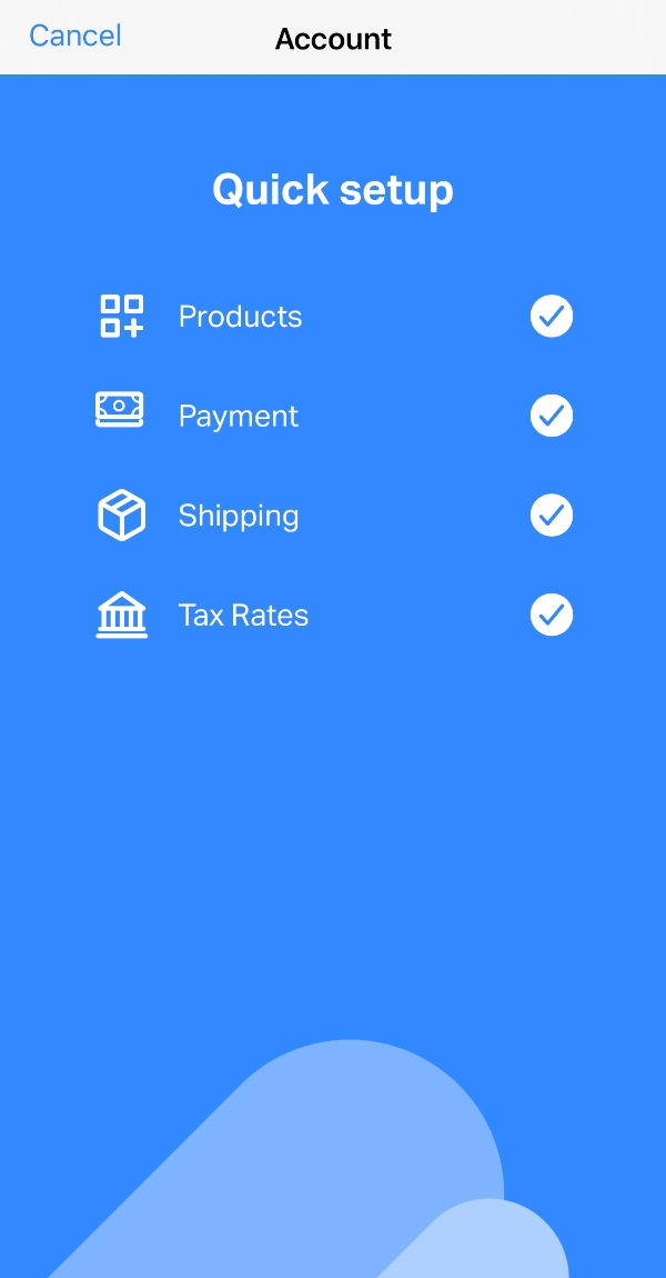 SumUp Online Store Starter setup SumUp Online Store Starter setup
