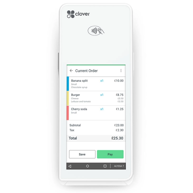 Clover Flex terminal bill Clover Flex terminal bill