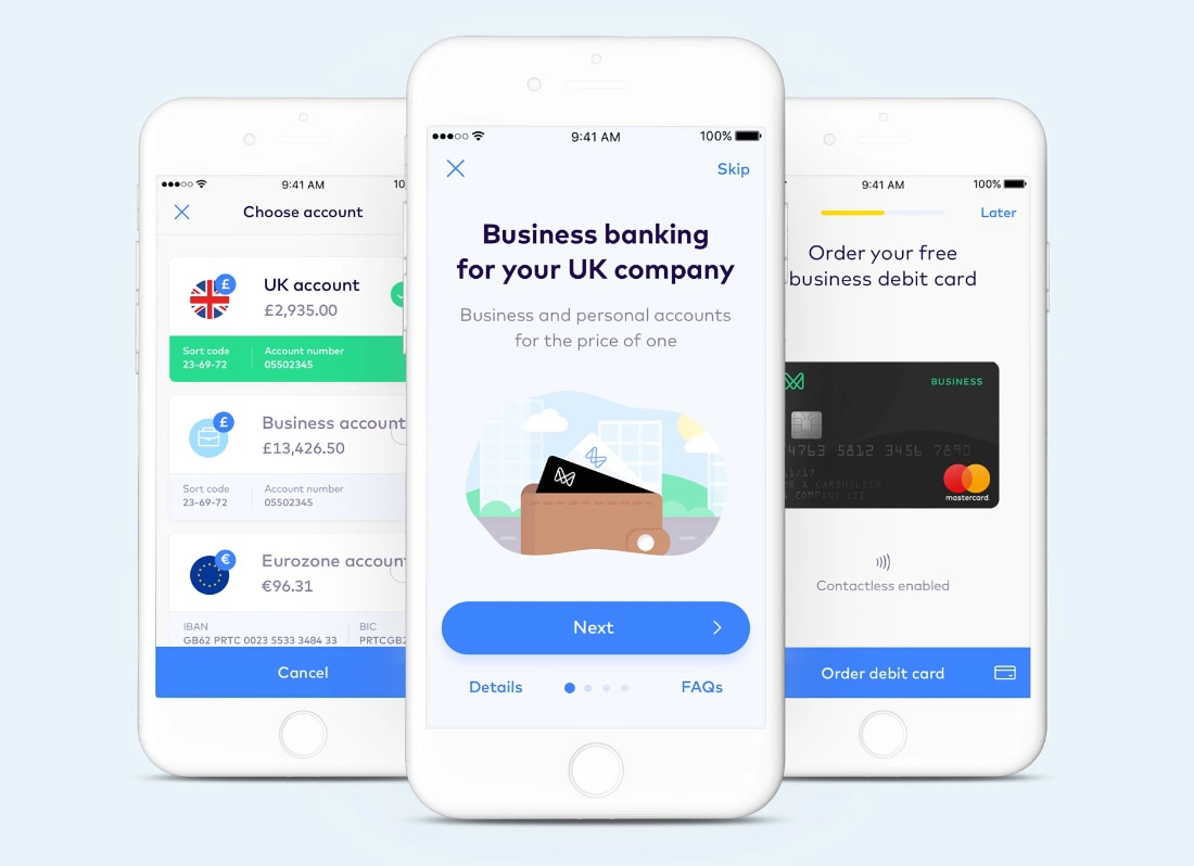 Monese Business app Monese Business app