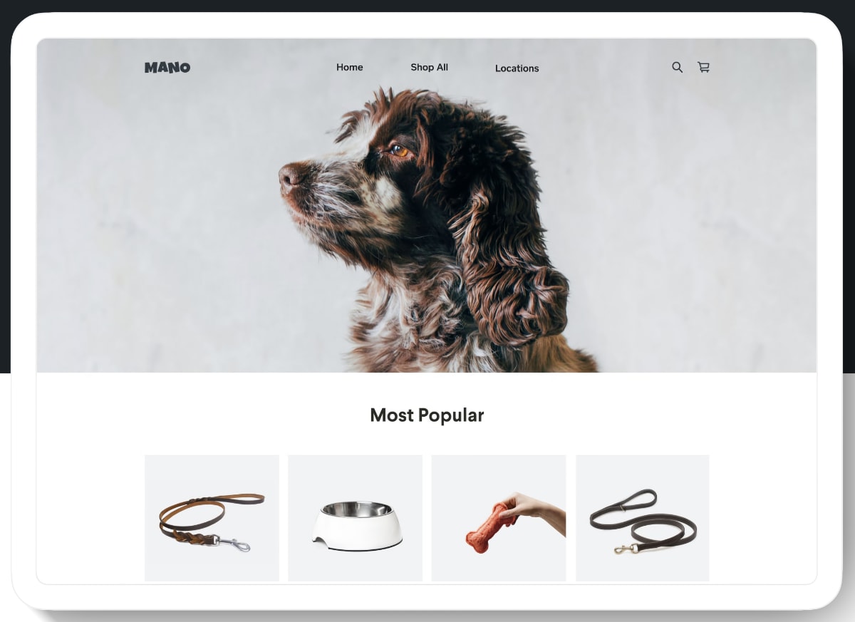 Square Online Store template for retail Square Online Store template for retail