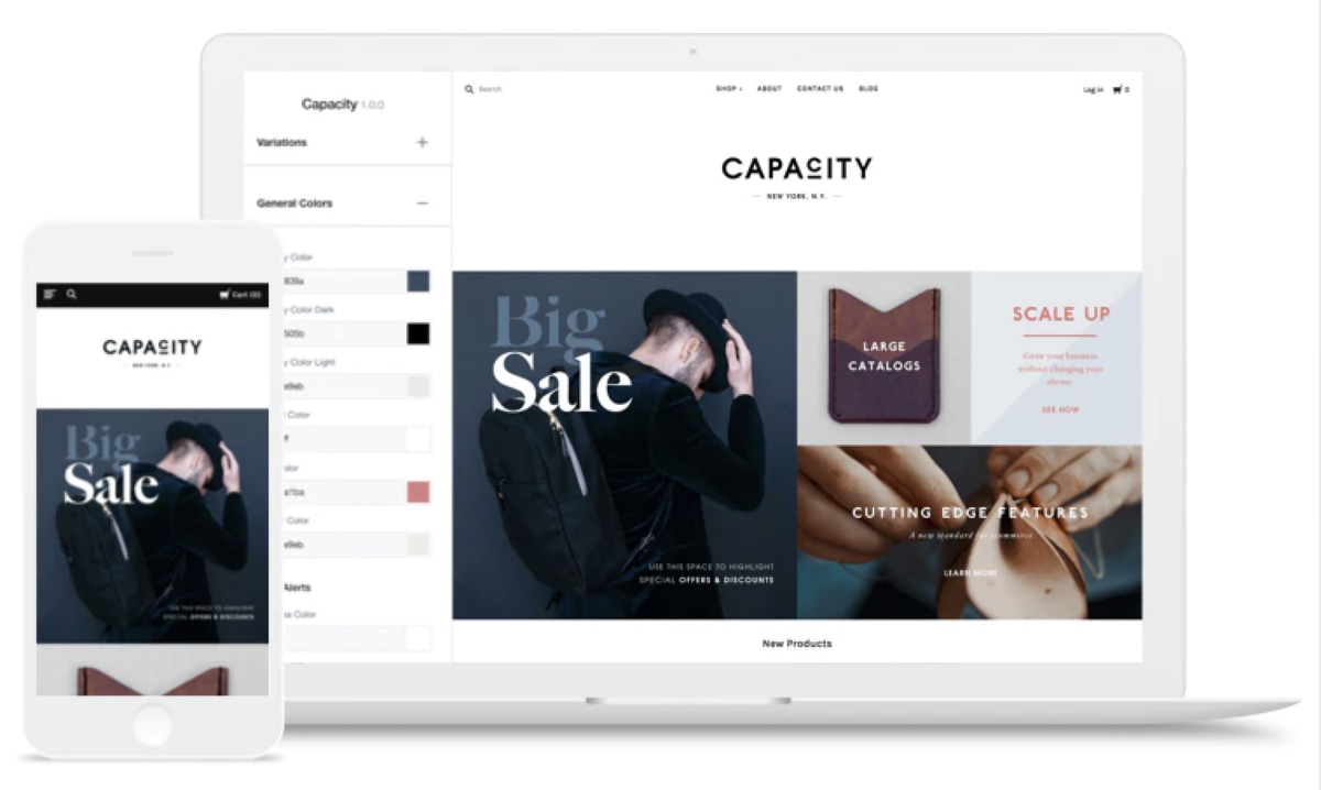 BigCommerce Essentials website builder