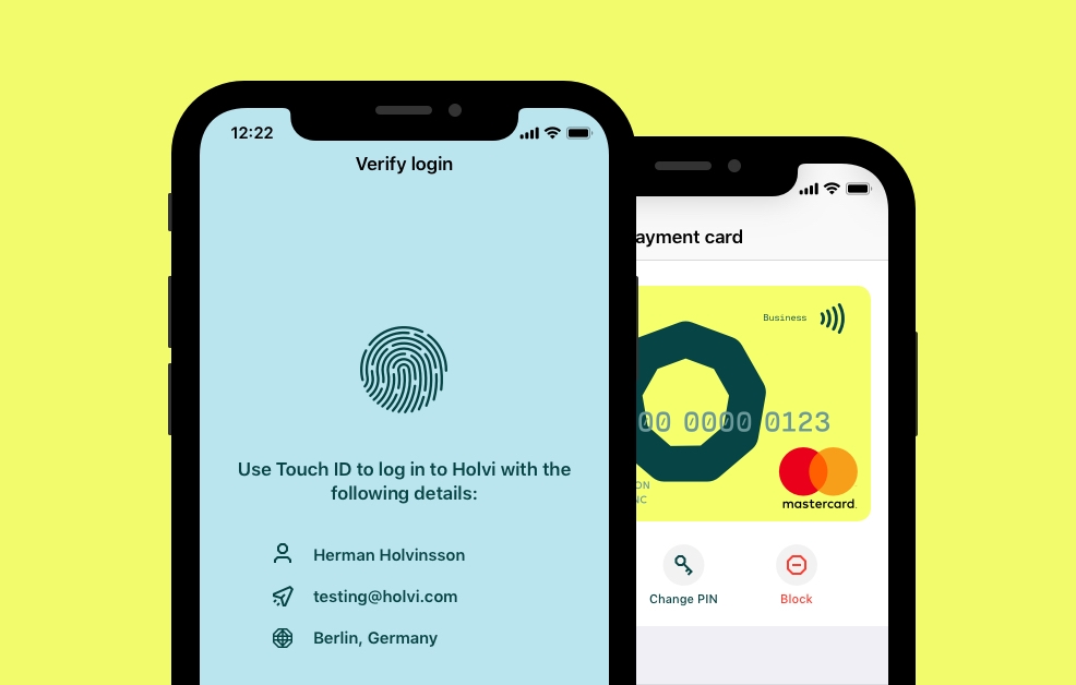 Holvi account security