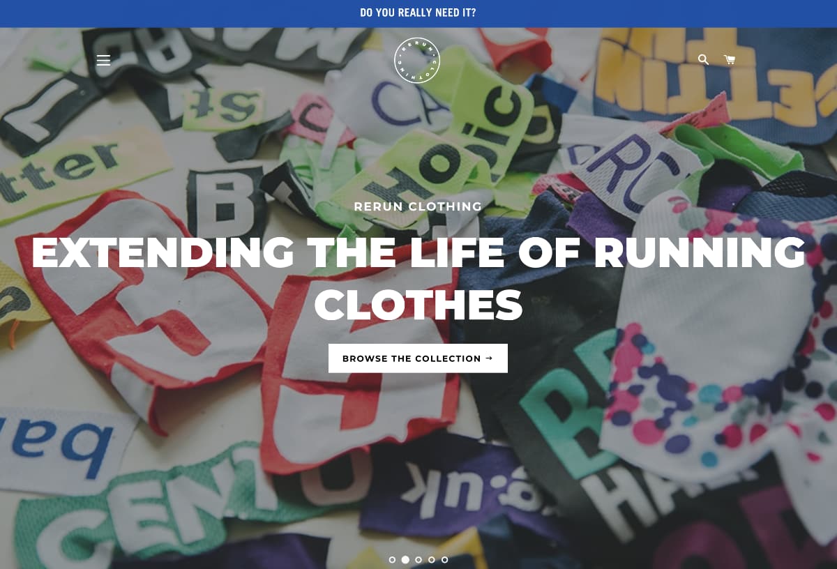 ReRun Clothing website ReRun Clothing website